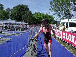 1er Triathlon avec le  CD Belfort en 2011 avec David