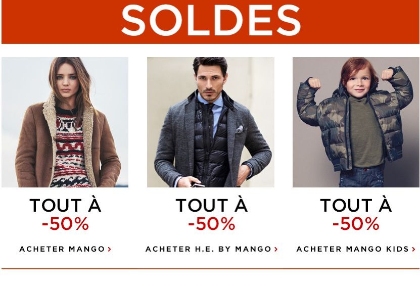 Les soldes encore et encore. 