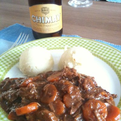 Carbonades de boeuf à la Chimay et au sirop de Liege