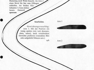 Plan du boomerang Buzzard de Fridolin FROST