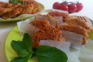 Beignets de tomates et menthe