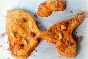 Peanut butter cookie géant...avec des chouchous