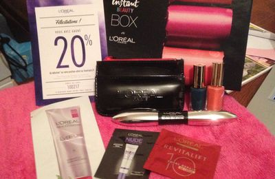 Instant beauty box - mai 2015