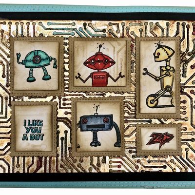 Simon Says Stamp Monday challenge: STENCIL FUN