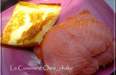 Délicieux sandwichs Dukan au saumon et crabe