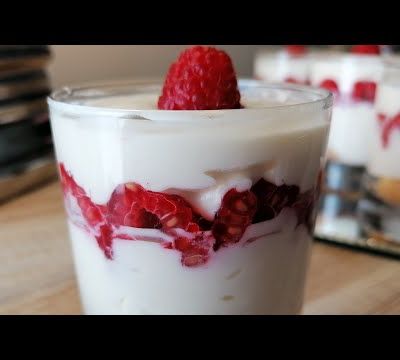 Tiramisu aux framboises 