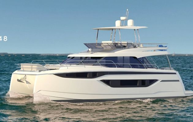 Scoop - Prestige M48, le premier motoryacht catamaran de Prestige Yachts