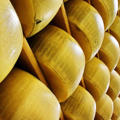 La production de fromage en Italie