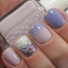 Nail Art idea: Lilla e sfumature colore