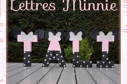 Lettres personnalisées Minnie