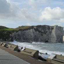 Etretat , falaises d'Aval ( GR21 Seine-Martime 76 ) AAA