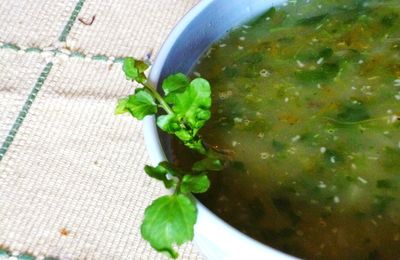 Watercress soup - La soupe de cresson