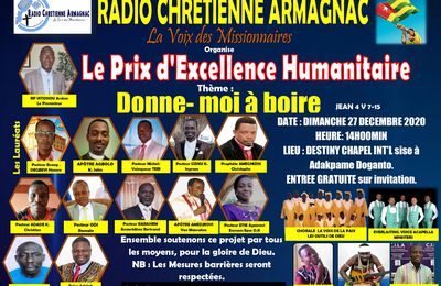 PRIX D'EXCELLENCE  HUMANITARe