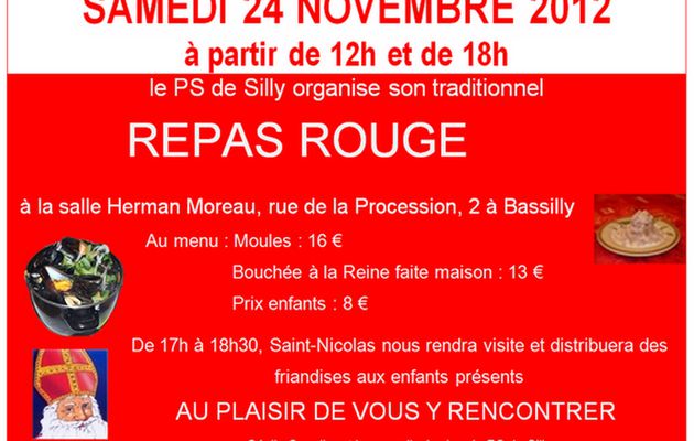 Repas rouge à Bassilly