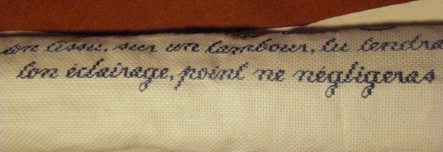 LES 10 COMMANDEMENTS DE LA BRODEUSE