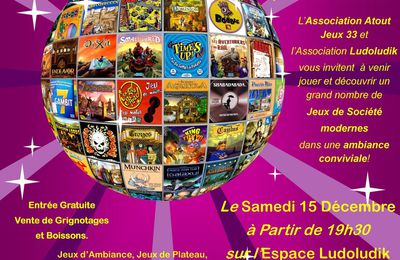 Saturday Night Players Bordeaux (TT d'Or): Samedi 15 Décembre