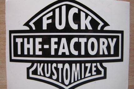 Stickers Fuck the Factory 