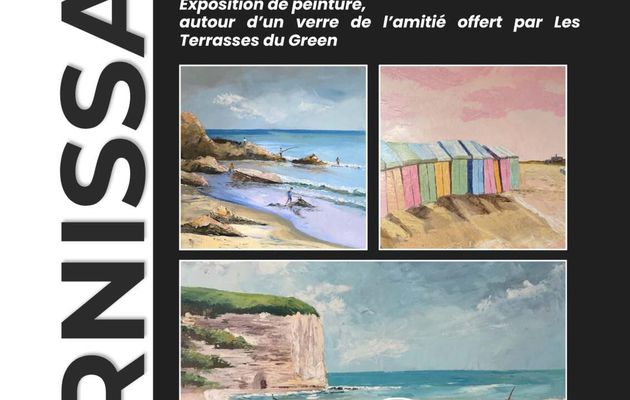 A MERLIMONT, EXPOSITION PEINTURE D'UNE AMIE D'HOM'ART  