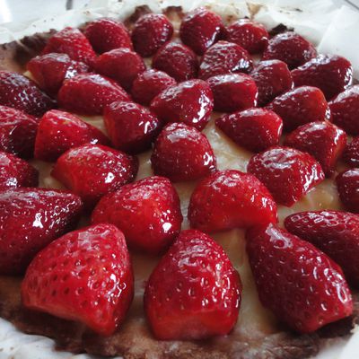 La tarte aux fraises