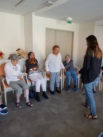 Aujourd'hui c'était "prévention des chutes" tout le monde a bien participé !