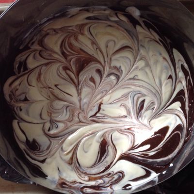 Un brownie cheesecake gourmand! 