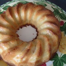 Gâteau aux pommes, allége en sucres et matières grasses.