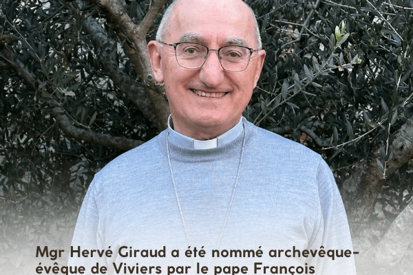 Mgr Hervé Giraud, un évêque du cru pour le diocèse de Viviers