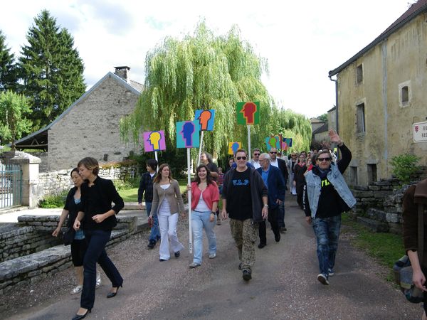 La manif Zuman en Bourgogne et VLP avec Villeglé et Zlotykamien