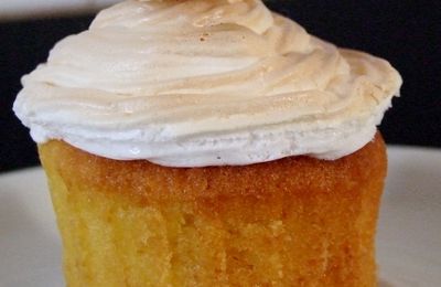 Cupcake vanille & meringue italienne