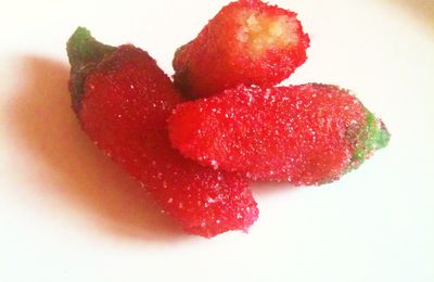 fraise au massepain