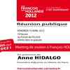 13 avril - Falaise - Meeting en présence d'Anne Hidalgo