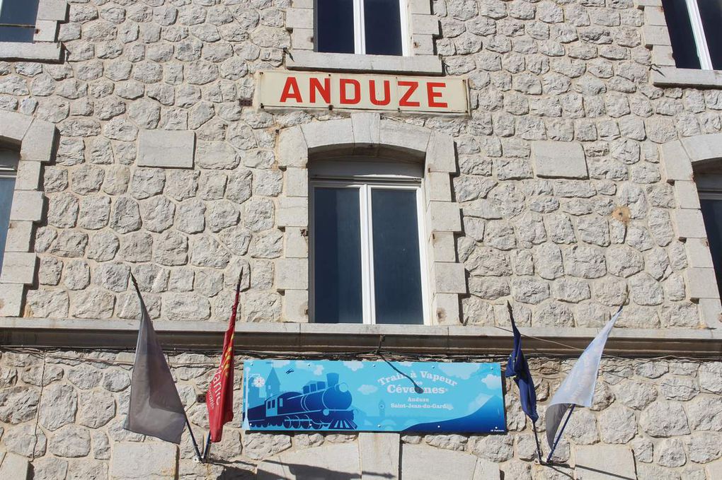 Samedi 7 à 11h nous sommes à la gare d'Anduze pour un retour dans le passé