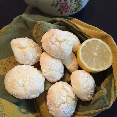Biscuits Moelleux au citron (sans gluten, sans lactose)
