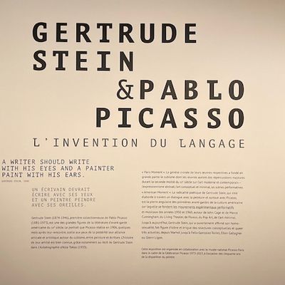 Gertrude Stein, Pablo Picasso L'invention du langage au musée du Luxembourg