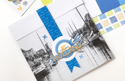 DLS / Two Summers ago : un micromini et une page en bleu