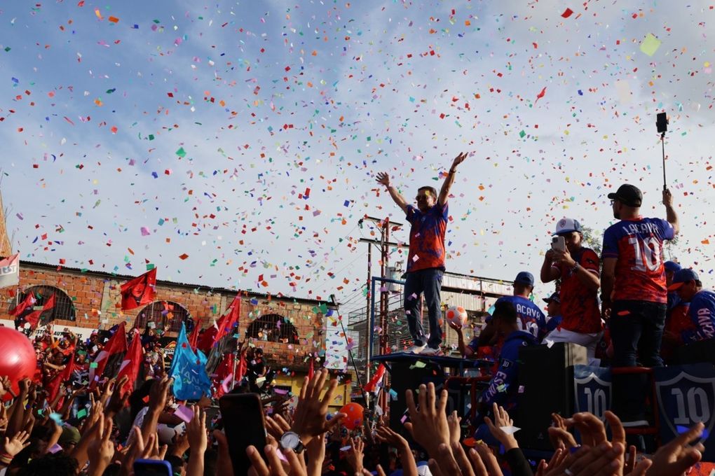 Lacava realizó cierre de campaña a la reelección para la Gobernación de Carabobo al sur de Valencia