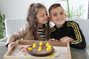 Fondant au chocolat de Pâques