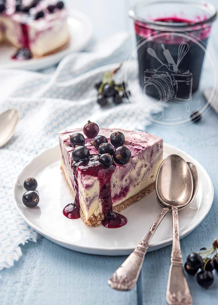 Cheesecake glacé à la gelée de cassis