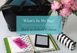 -Back to school- What's in my school bag ?