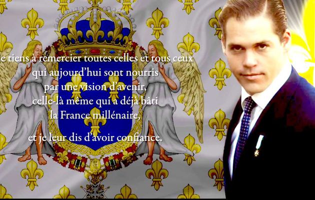 Le Roi de France de jure, c'est lui, le prince Louis de Bourbon, de fait le Roi LOUIS XX