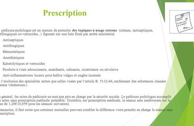 Prescription pedicure podologue