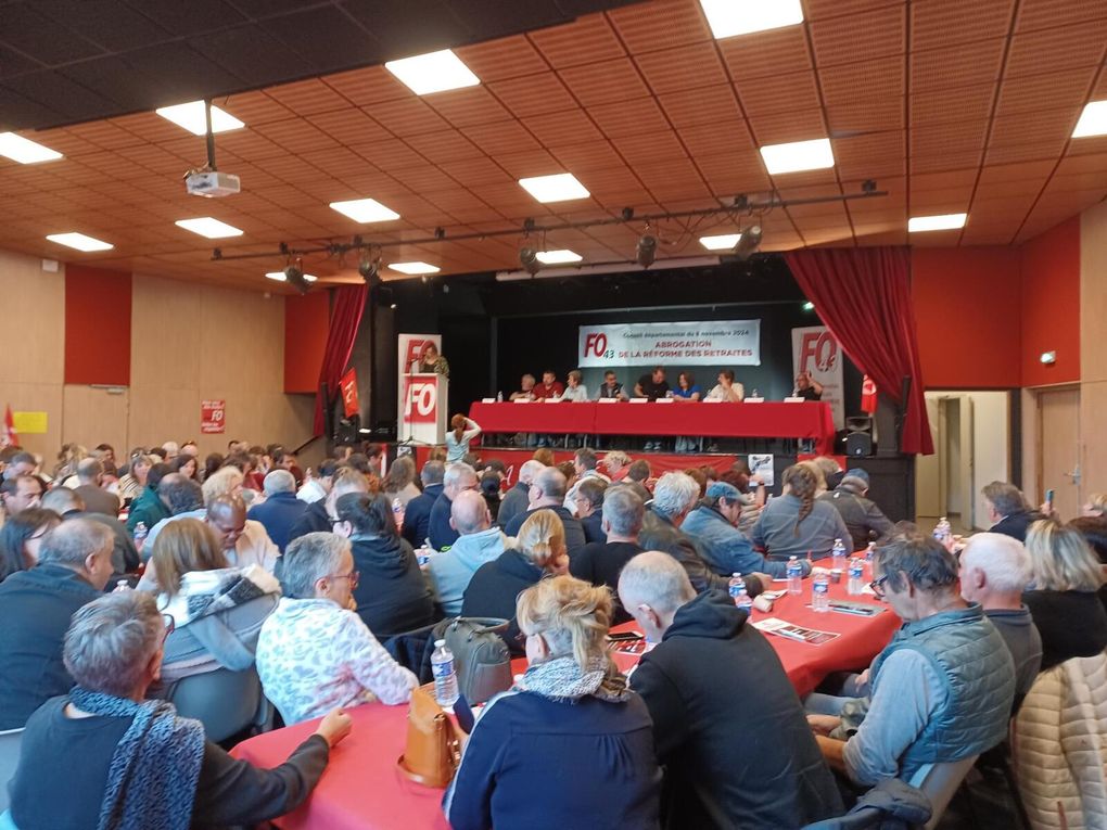 200 militants FO présents au Conseil Départemental de l'Union Départementale FO