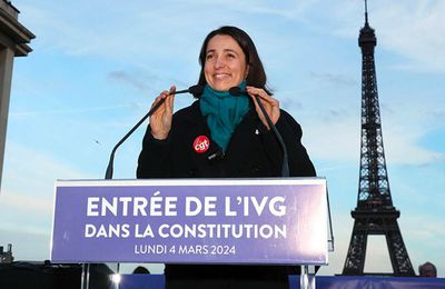 Discours de Sophie Binet, lors de la Constitutionnalisation, de la liberté de recourir à l’IVG