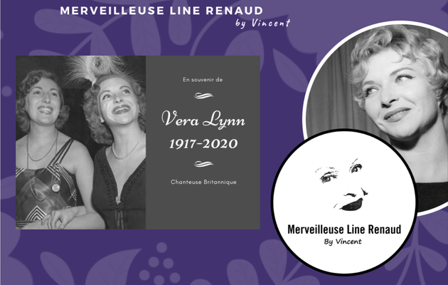 CARNET NOIR: Vera Lynn, légendaire chanteuse Britannique, est morte