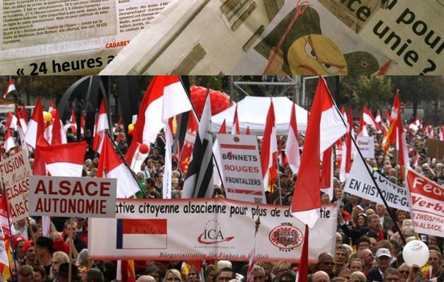 Conseil d'Alsace et réforme territoriale – Une manifestation en demi-teinte