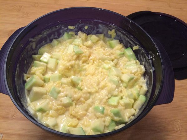 Risotto aux courgettes 