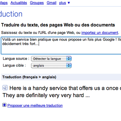 Google Translate: La traduction en temps réel