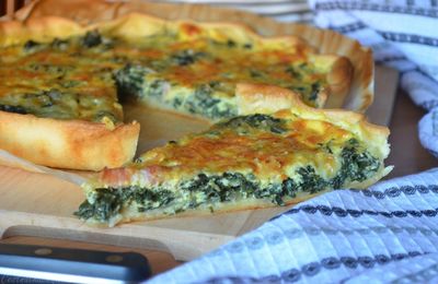 Quiche au vert de blette {cuisine anti-gaspi}