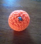 Une mandarine au crochet