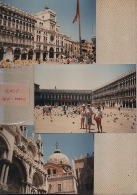 Album (12 pages) de notre Voyage dans le Nord de l'Italie fin juillet 1988